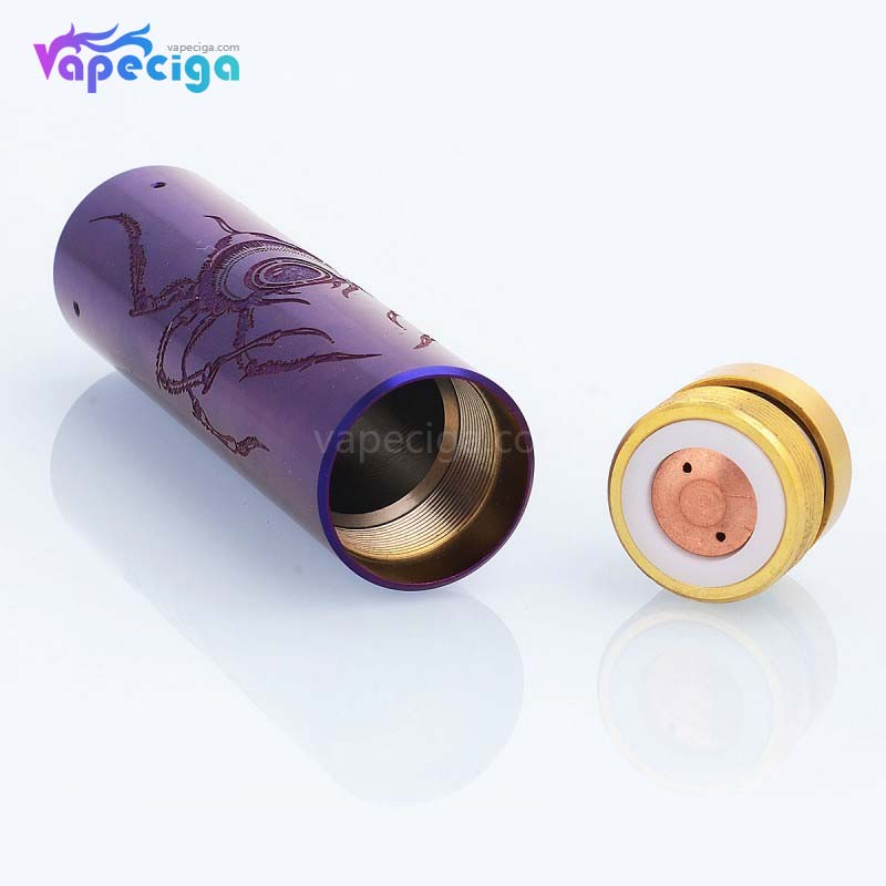 Rogue Style 18650 Mech Mod with Cyclope Spider Pattern - Vapeciga.com